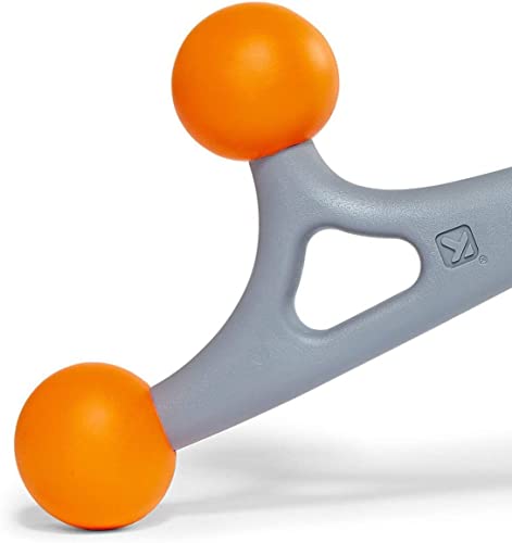 TRIGGERPOINT Performance Therapy AcuCurve Massage Cane for Neck, Back and Shoulders, Gray/Orange (Pack of 4)