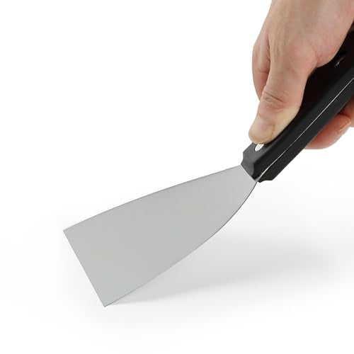 Bates- Putty Knife Set, 7 Pack, Carbon Steel, 1", 1.5", 2", 2.5", 3", 4", 5", Putty Knives, Drywall Knife Set, Putty Knife Scraper Tool, Spackle Knife Set, Paint Scraper Tool, Drywall Knifes Set - color: Black, size: 1", 1.5", 2", 2.5", 3", 4", 5"
