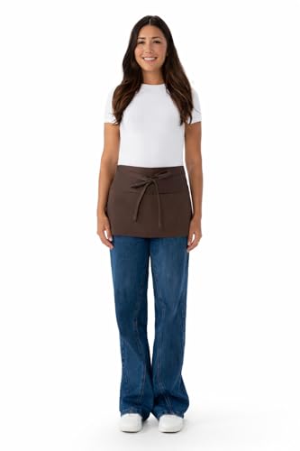 Chef Works Unisex Waitress Apron - color: Espresso