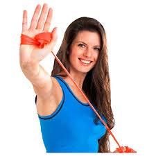 Non-Latex (Rose Level 1) Sanctband Exercise Resistance Band 30 Pcs Dispenser 5 FT /1.5 Meter Physical Therapy Strength Training Yoga Pilates Stretching Elastic Band Strengths Workout