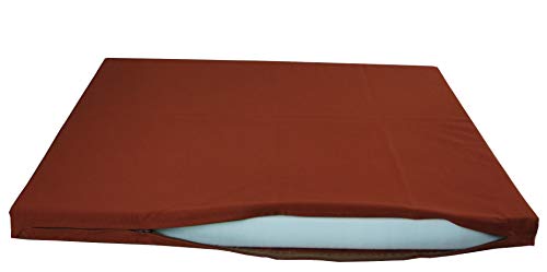 Deluxe Zabuton Meditation Mat - color: Clay