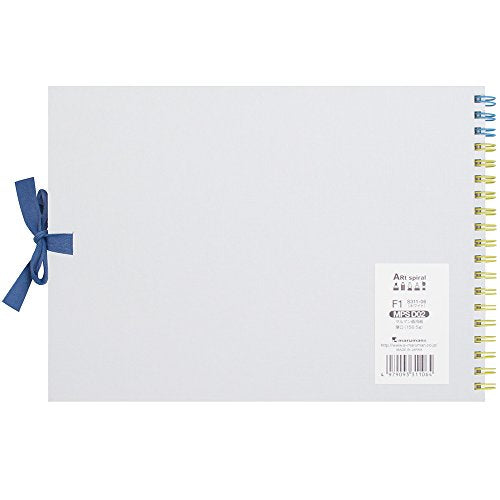 Maruman S311-06 F1 Art Spiral Sketchbook, Thick Drawing Paper, White, 24 Sheets - color: white, size: F1 (5.83" x 8.27")