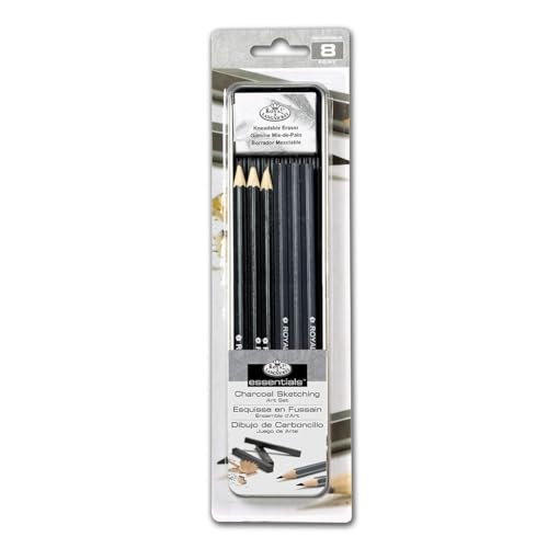 Royal & Langnickel Mini Tin Sketching and Charcoal Set - style: Sketching & Charcoal