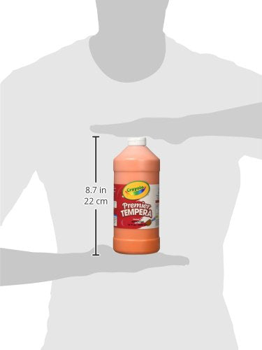 Crayola Tempera Paint, Orange Kids Paint, Art & School Supplies, 32oz - color: Orange