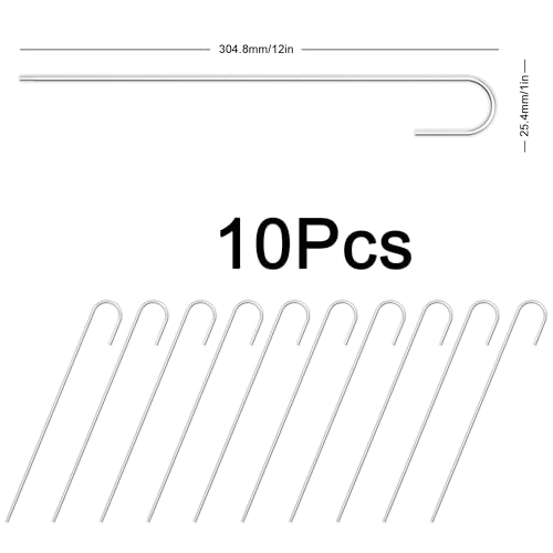 10Pcs Set of 12 Changeable Hand-Forged Handles | 304 Stainless Steel, 12" Long Handle, Compatible with All 1/2", 3/4", 1", and 1 1/4" PKPKAUT Branding Irons - size: 10PCS 12" Hand-forged Handle Set