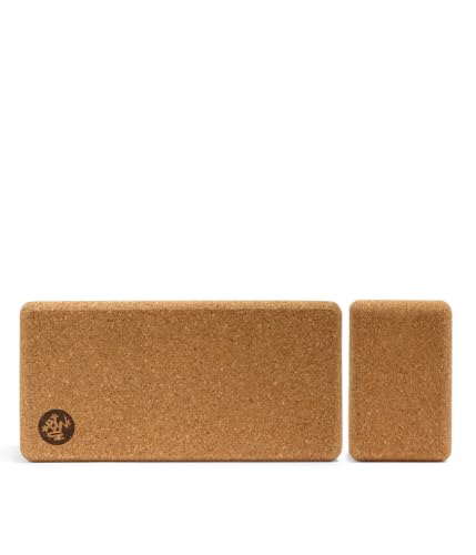 Manduka Yoga Block - Fine-Grain Block, Yoga Equipment, Home Gym Accessory, Pilates Tool, Lightweight for Travel, Extra Firm Workout Accessory with Comfortable Edges - size: 3" x 4" x 8.5"