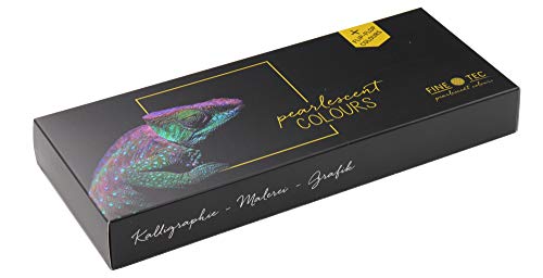 HOLBEIN 610605 Fine Tech Pearl Cent Color F2400 Pearl Color 22 Colors + Flip-Flop Color 2 Color Set