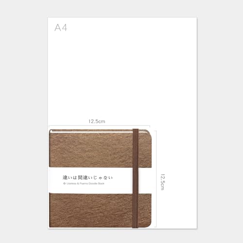 5x5" Sketchbook,Pocket Hardcover Notebooks,Sketch Books for Drawing Writing | 80gsm Blank Pages,96Sheet/192Pages,PU Leather Cover,Portable Small Size for Sketching,Diary Memo Planner.Brown - color: A-PU-Brown