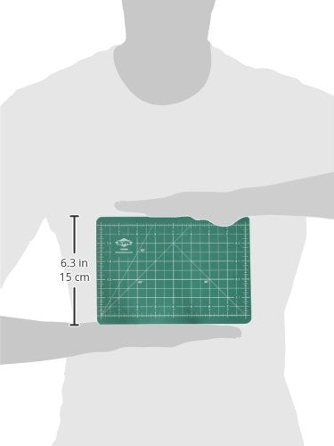 Alvin, Self-Healing Cutting Mat Kit, Double-Sided Mat with Art Knife, GBM Series, Gridded Rotary Cutting Board for Crafts, Sewing, Fabric - 6 inches x 8.5 inches - size: 8.5"L x 6"W