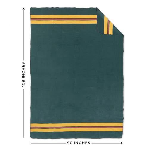 Arcturus Rainier Wool Blanket - Warm, Heavy, Washable, Bed Blanket | Great for Home & Camping (Fort Vancouver, King) - color: Fort Vancouver, size: King