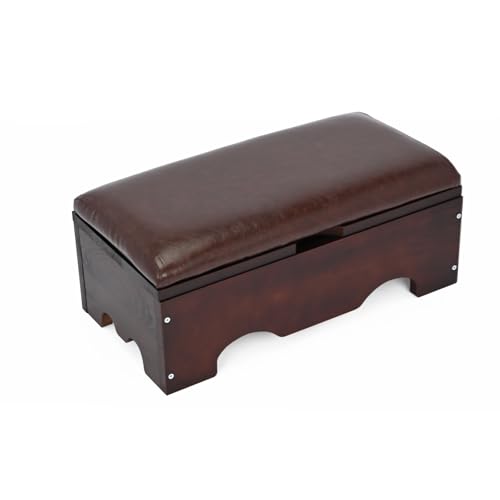 Kneelers for Praying, Wooden Prayer Kneeler Bench with Storage | Prayer Bench Stool for Kneeling at Home, Church Prayer Stool Bench, Kneelers for Prayer with Cushion Pad for Home Church