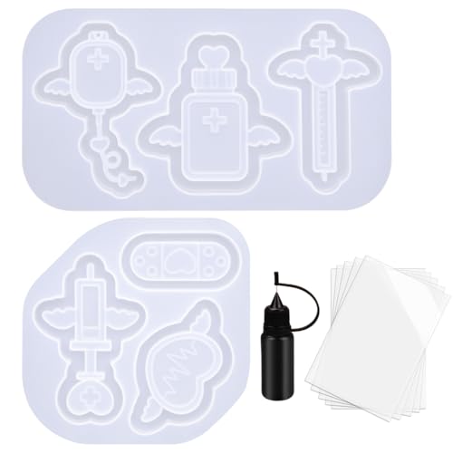 Resin Shaker Molds Kits Set with Films Medical Angels - color: Medical Angles