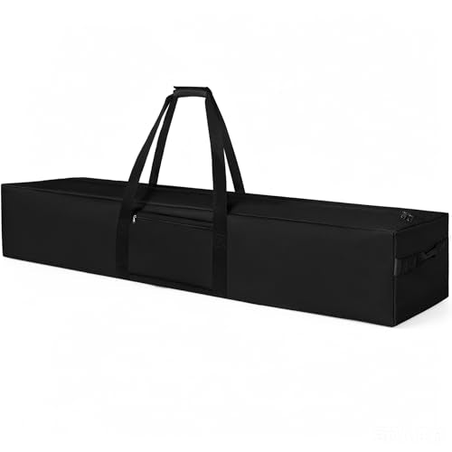 COOLBEBE 83" x 16" x 12" Extra Large Tent Storage Bag - 260L, Black - size: 83"x 16"x 12"