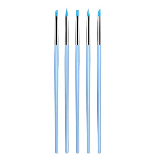 20Pcs Silicone Sculpting Tools, Colorful Clay Sculpting Tools, Multi-Shape Silicone Brushes, Pottery Modeling Tools for Polymer Clay, Ceramics, Nail Art, Fondant & Craft DIY - color: Mix