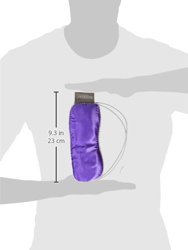 Bed Buddy Aromatherapy Eye Mask with Warm and Cold Therapy for Stress Relief - Microwave-Safe Eye Pillow & Sleep Mask, Purple, Lavender Scented - color: Lavender, size: 1 Count (Pack of 1)