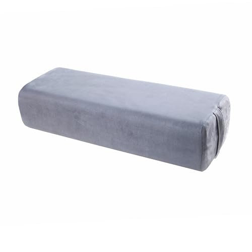 NGT new guide steps Yoga Bolster Pillow for Meditation and Support - Rectangular Yoga Cushion Foam Wedges Washable Suede Pillowcase for Men and Women with Carry Handles.…