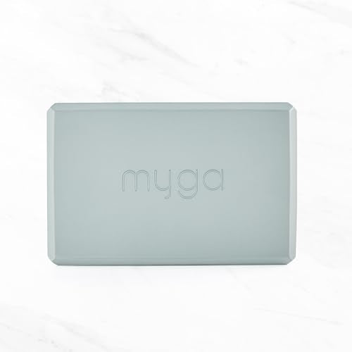 MYGA Yoga Block,Lightweight EVA Foam Yoga Brick,High Density Non-Slip Block for Yoga Poses, Pilates, Balance and Flexibility - color: Teal, size: One Size