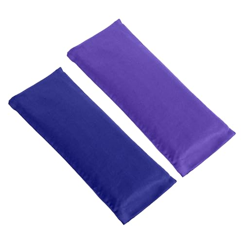 4 Pack Scented Sateen Eye Pillows, Assorted with Lavender Oil - color: Assorted With Lavender Oil