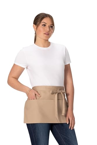 Chef Works Unisex Waitress Apron - color: Khaki