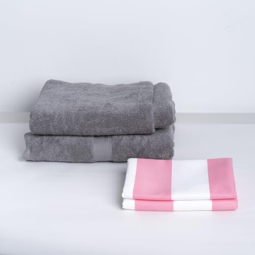 Your Choice Microfiber Beach Towel Sand-Free Quick Dry (67"x35"/60"x30") - color: C-malibu Pink, size: Extra Large(67x35")