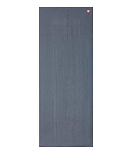Manduka PRO Yoga Mat - 6mm | Lifetime Durability | Hygienic Construction | Premium Studio Quality | Teacher Approved - color: Thunder, size: 68" x 26"
