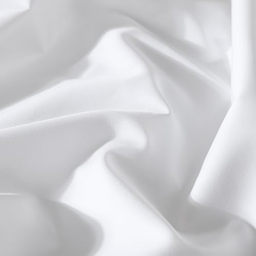 CirclesHome Pillow Protectors 2 Pack Queen Zippered - 100% Cotton Breathable Pillowcases - Protects Pillows from Dirt, Dust and Debri (Queen- Set of 2 - 20x30) - color: 1 - White, size: Queen (20 x 30 inches) - Set of 2
