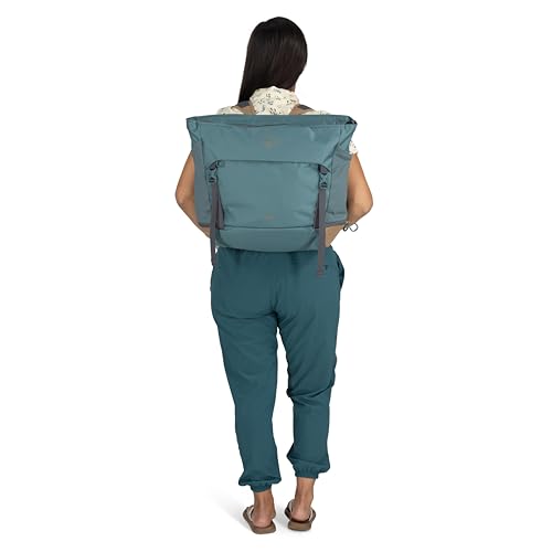 Osprey Daylite Large Tote Pack, Cascade Blue/Latte Brown - color: Cascade Blue/Latte Brown