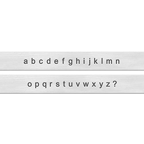 ImpressArt - Basic Sans Serif 2.5mm Lowercase Metal Stamp Letter Set for Metal Stamping and Handmade Jewelry - color: Sans Serif (2.5mm), size: Lowercase