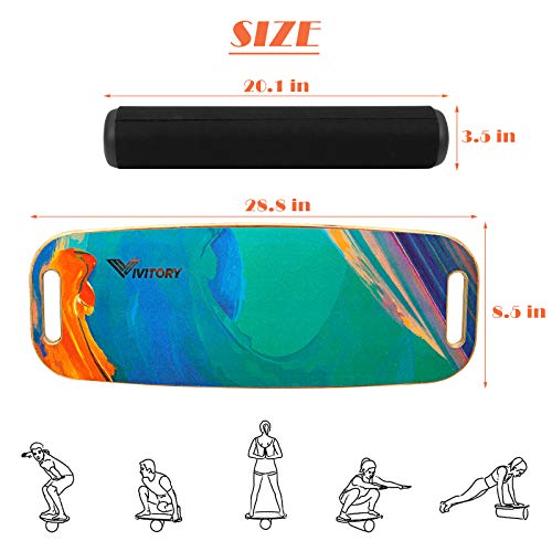 VIVITORY Balance Board Trainer, Roller Board with Handle