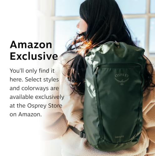 Osprey Daylite Cinch Backpack, Green OS - color: Seaweed Green - Amazon Exclusive