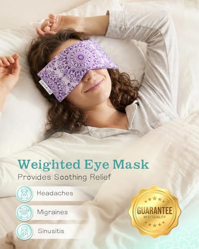 Hihealer Crescent Meditation Cushion and Lavender Eye Pillow