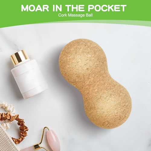 Cork Massage Ball Peanut Massage Ball for Physical Therapy Relaxer