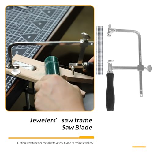 Jewelry Wax Ring Sizer Carving Tool Kit Ring Wax Making Mold Kit Lost Wax Casting Supplies Included Ring Sizer Mandrel Measurer Tool Jewelry Wax Tube Jewelers Wax Saw Frame Wax File Ring Clamp