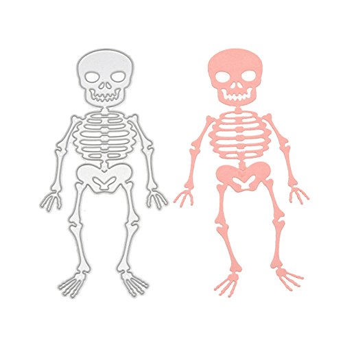 Cutting Dies Handmade DIY Paper Cards Album Decoration Stencils Template Embossing for Card Scrapbooking Craft (Skeleton) - style: Skeleton