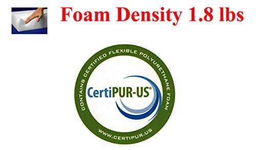 D&D Futon Furniture Trifold Foam Beds, Floor Tri-Fold Bed, Foldable Shikibuton Mattress Cushion Topper Mat for Space Saving Sleepover 3x27x75 in, Black