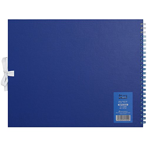 Maruman Art Spiral Sketch Book, F3, 8.74" x 11.26", 24 Sheets, Blue | Drawing Pad With Acid-Free Art Paper & Twin-Wire Binding, Premium Drawing Paper Sketchbook, Sketch Pad Made in Japan - color: Blue, size: F3 (8.74" x 11.26")