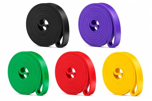 Resistance Bands ,Pull Up Assist Bands-Workout Bands, Exercise Workout Bands for Men & Women, Long Resistance Bands Set for Body Stretching, Physical Therapy and Muscle Training