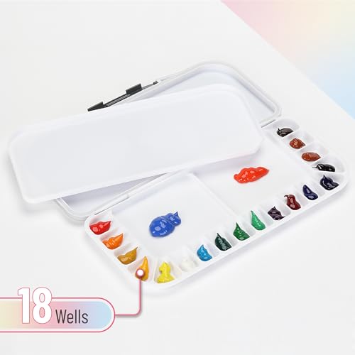 Mr. Pen- Airtight Watercolor Palette with Lid, 12 Pack - color: White, size: 12 Pack