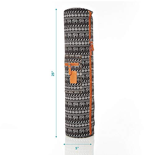 #DoYourYoga Full-Zip Exercise Yoga Mat Carry Bag with Multi-Functional Storage Pockets »Sunita« - color: WhiteElephant