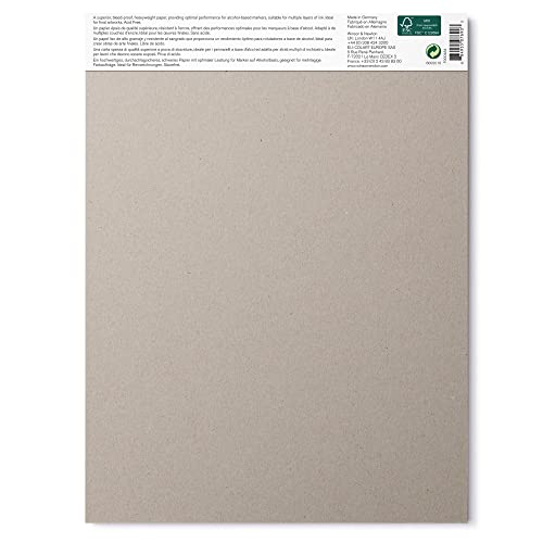 Winsor & Newton Bleedproof Heavy Weight Marker Pad, 160gsm, 9 x 12", 25 sheets, White - size: 9" x 12", style: Heavy Weight