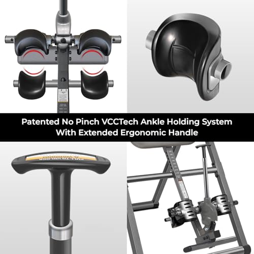 Innova ITX9900 Inversion Table with Air Lumbar Support, Black/Gray - style: ITX9900