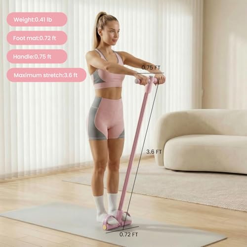 ใ๐ฎ๐ฌ๐ฎ๐ฒ ๐จ๐ฝ๐ด๐ฟ๐ฎ๐ฑ๐ฒ๐ฑใ Pedal Resistance Bands with Handles, 8-Tubes Elastic Bands for Exercise, High-Elasticity Fitness Cords for Squats, Chest Press & Leg Workouts