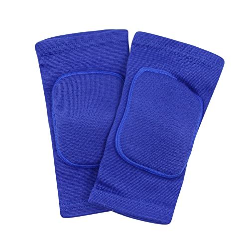 JUMISEE Kids Elbow Brace, Soft Padded Sponge Elbow Pads Breathable Stretchy Arm Protection Sleeves for Football Volleyball Dance Skating Basketball Sports - color: Blue Elbow Brace, size: X-Small(4-7 Years old)