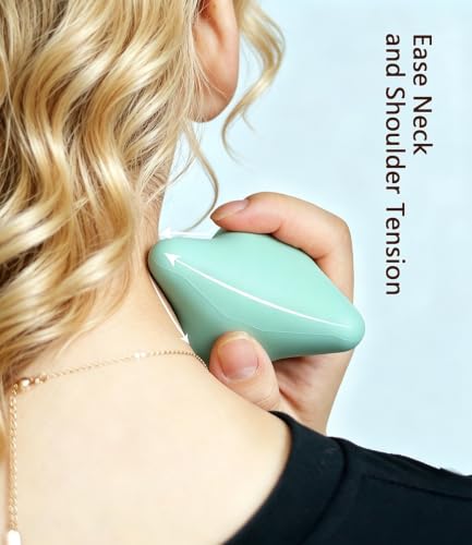 Trigger Point Massage Tool, 3" × 2.6", Deep Tissue Manual Massage Ball for Muscle Knots & Myofascial Release, Physical Therapy Tool for Plantar Fasciitis, Foot Hand Hip & Back Soreness Relief - color: Green