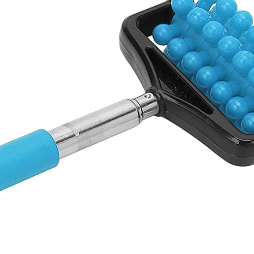 Ymiko Telescopic Massage Stick for Men and Women – Granular Body Roller for Neck, Back, Legs, Sky Blue