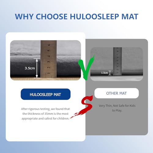 Huloo Sleep Baby Play Mat for Floor,Large 79βΓ71β Playpen Mat,Dark Gray - color: Dark Grey, size: 79"Γ71"Γ1.3"