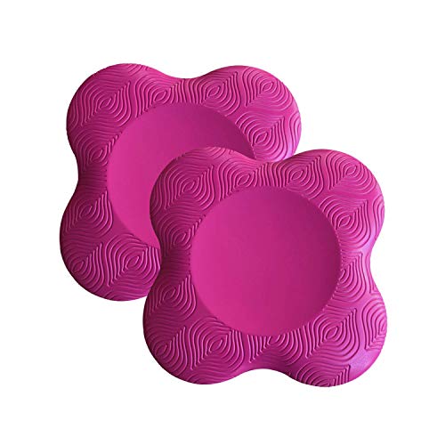 Yoga Knee Pad Cushion Extra Thick for Knees Elbows Wrist Hands Head Foam Yoga Pilates Work Out Kneeling pad - color: rosered