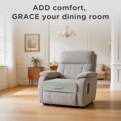 AddGrace High Density Recliner Cushion for Elderly 20x20in Grey - color: Grey