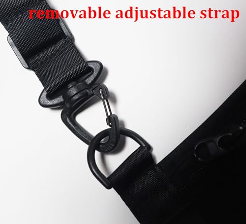 Yoga Mat Carrier Strap Shoulder Bag with Large Compartment Zipper Pocket
