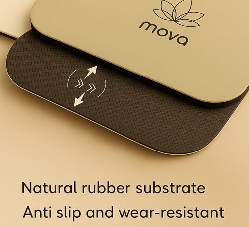 Clean Yoga Mat - Extra Long Non-Slip PU & Natural Rubber, 4.5mm Thick, Eco-Friendly Yoga Mat for Hot Yoga, Pilates & Home Workout - color: Olive Sand